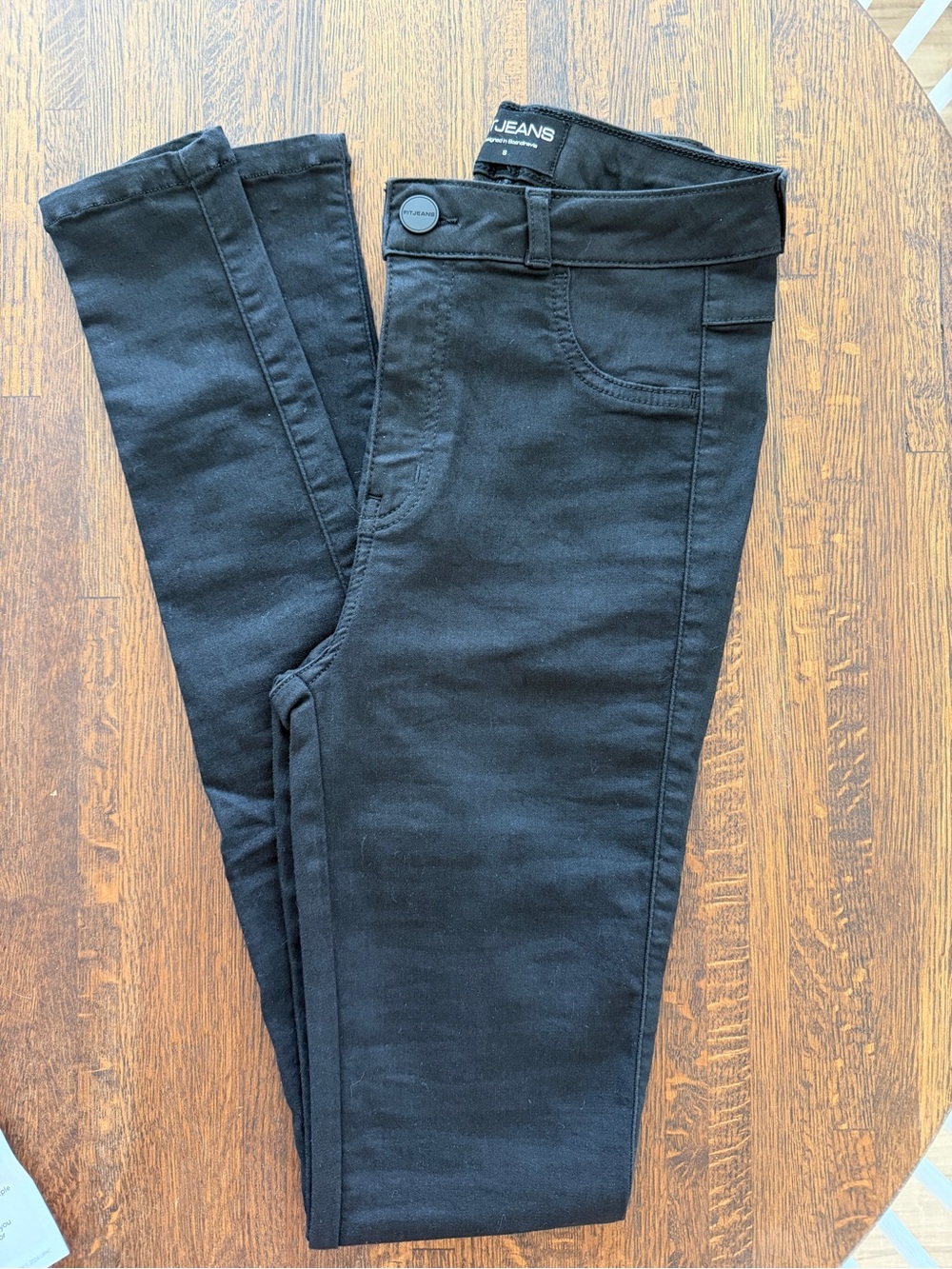 FIT JEANS Women's Black Stretch Skinny Jeans
